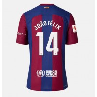 Dámy Fotbalový dres Barcelona Joao Felix #14 2023-24 Domácí Krátký Rukáv
